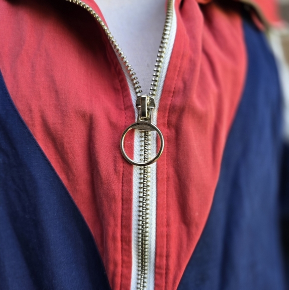 Colorblock Windbreaker Jacket Retro - Picture 8 of 9